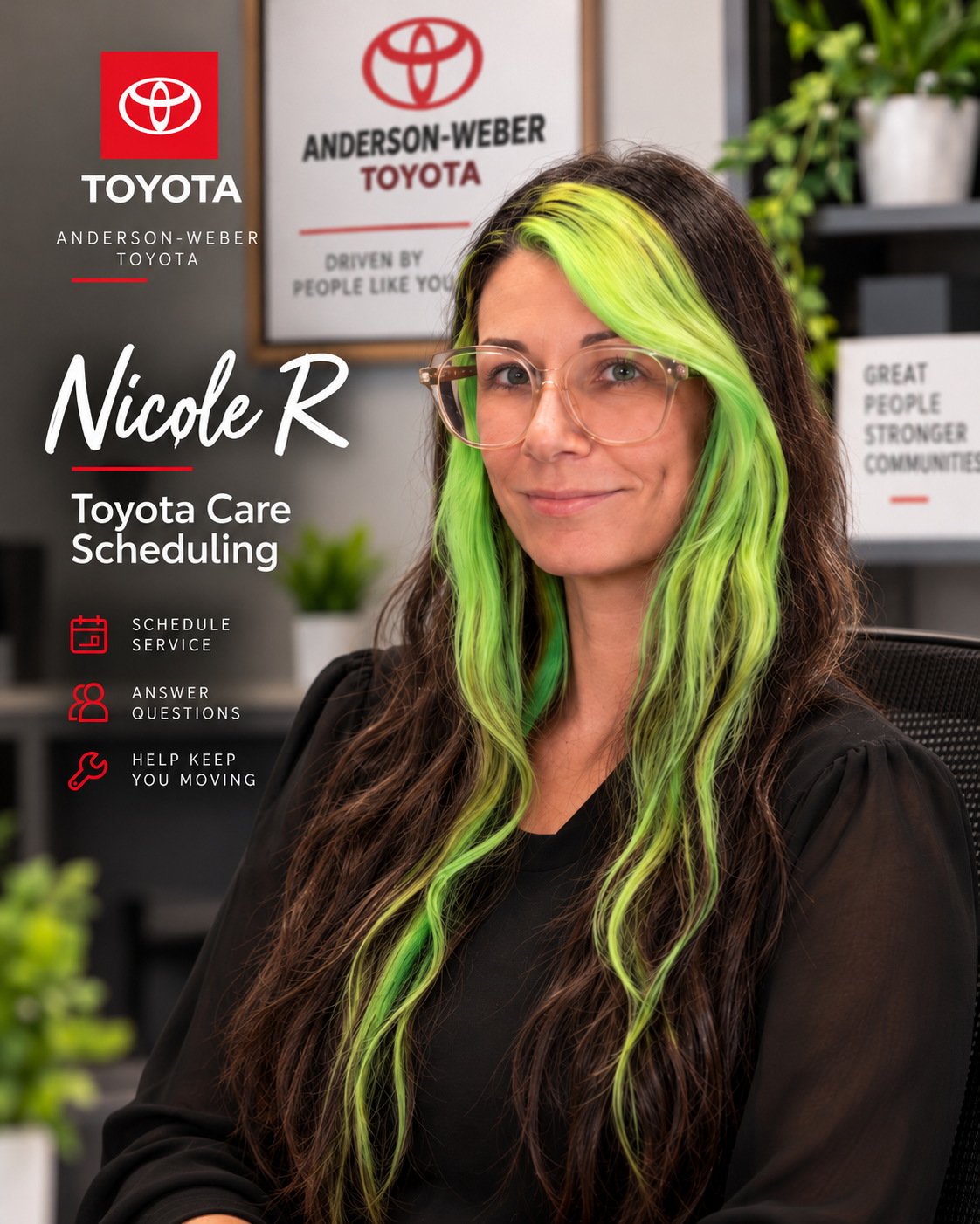 Nicole Redman at Anderson-Weber Toyota